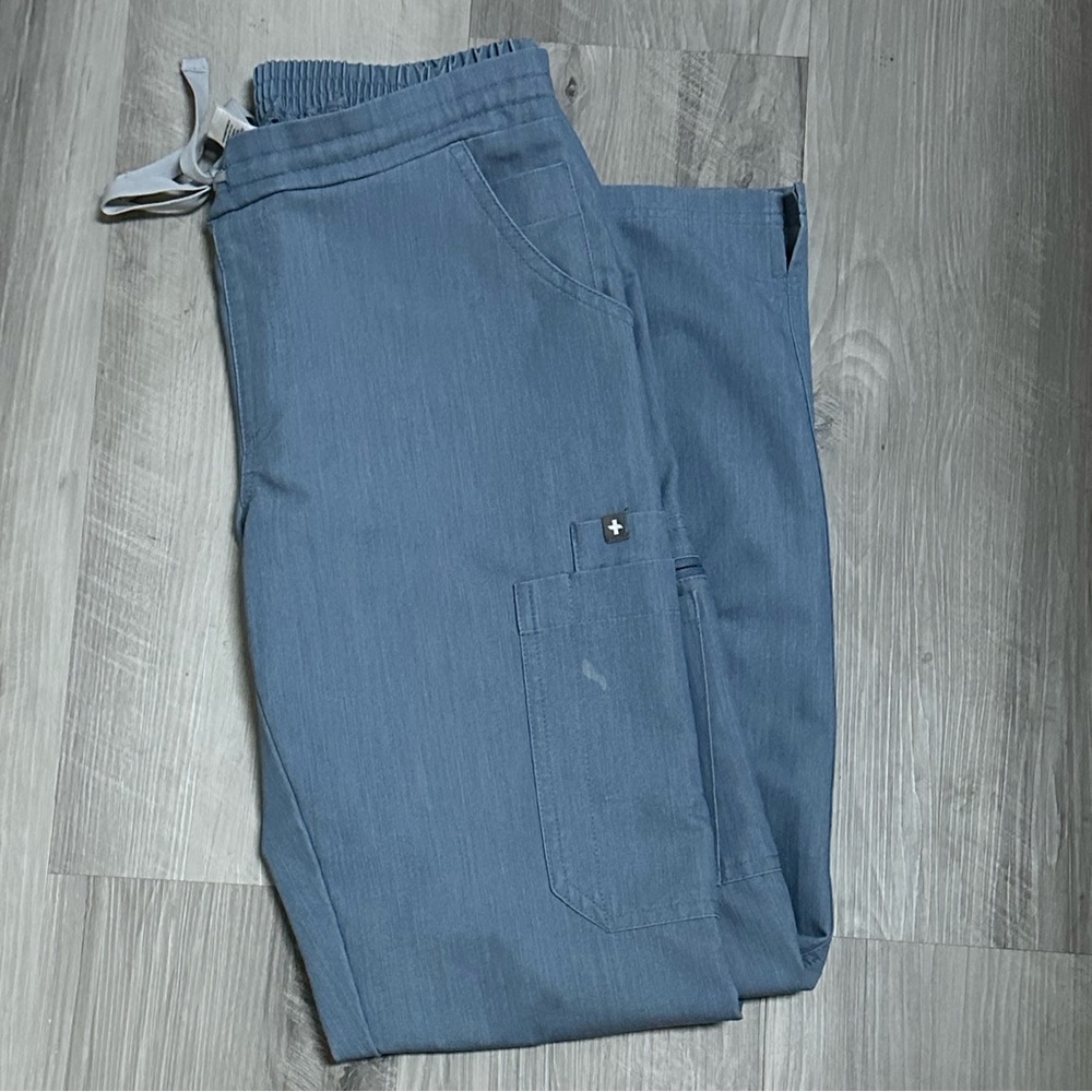Figs Yola Bottoms Heather Indigo XS